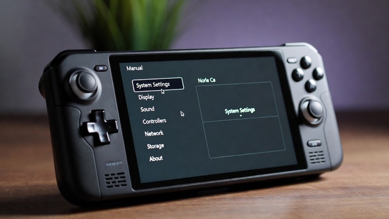 Accessing Manual Settings HSSGameStick